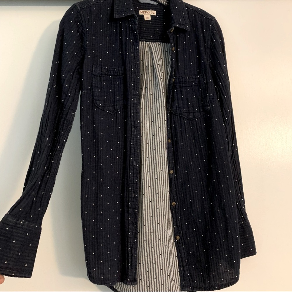 Oversized button down